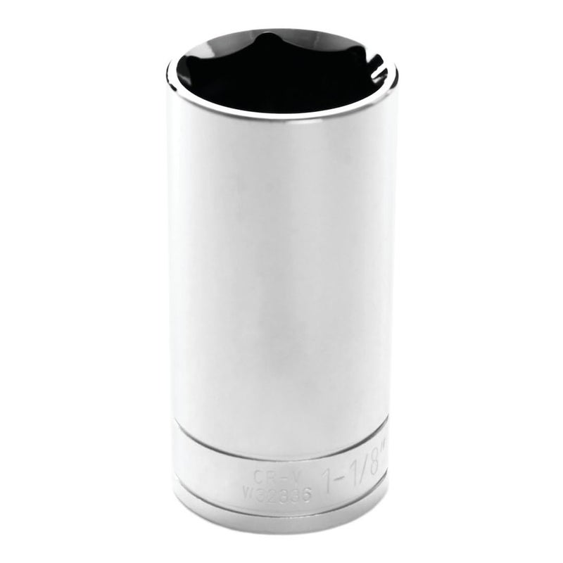 Performance Tool W32336 1/2 Drive 6-Point Socket, 1-1/8